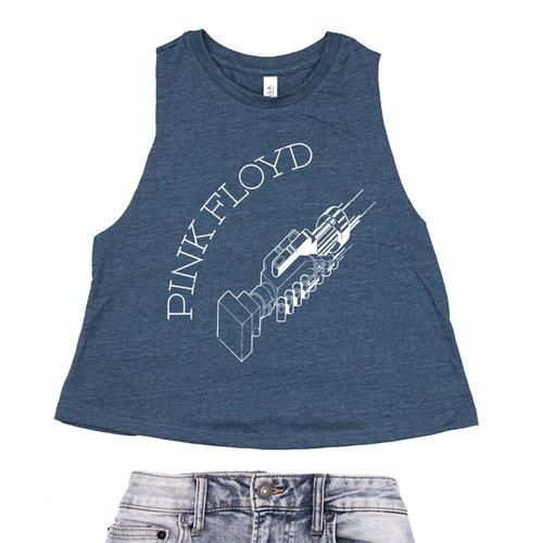 Pink Floyd Have A Cigar Handshake Racerback Crop Top - Women's