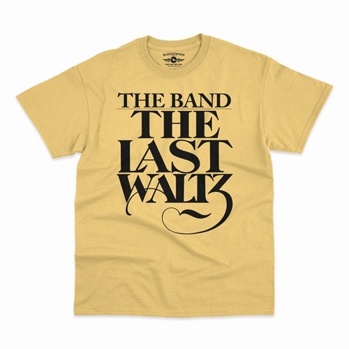 Black Last Waltz The Band T-Shirt - Classic Heavy Cotton