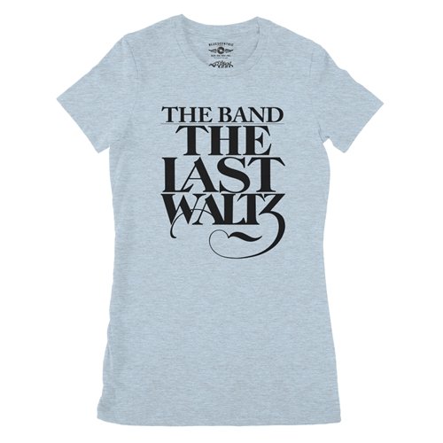 Black Last Waltz The Band Ladies T Shirt - Relaxed Fit