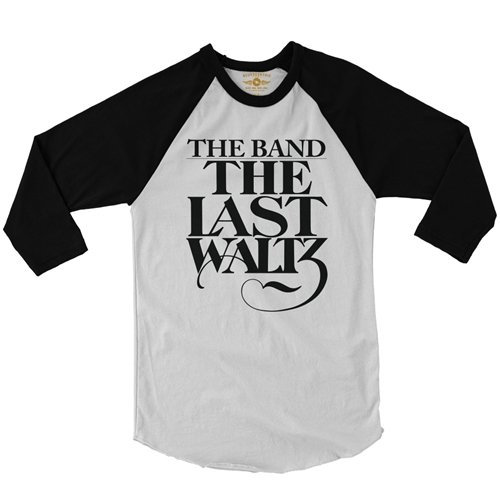 Black Last Waltz The Band Baseball T-Shirt