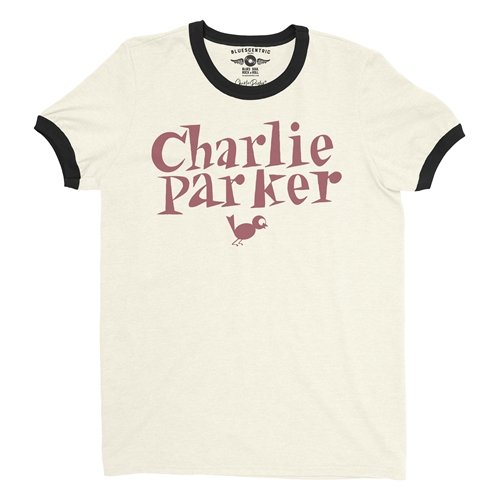 Charlie Parker Mauve Logo Ringer T-Shirt