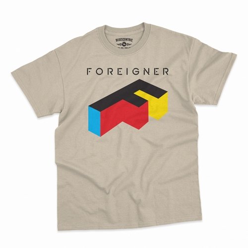 Foreigner Logo T-Shirt - Classic Heavy Cotton