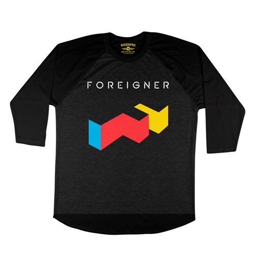 Foreigner Logo Baseball T-Shirt