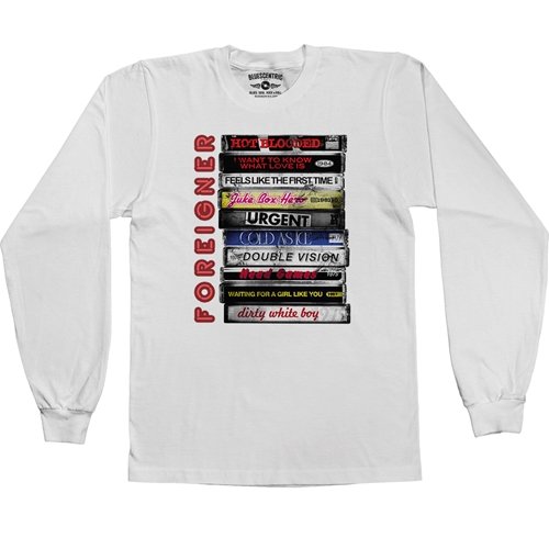 Foreigner Tape Stack Long Sleeve T-Shirt