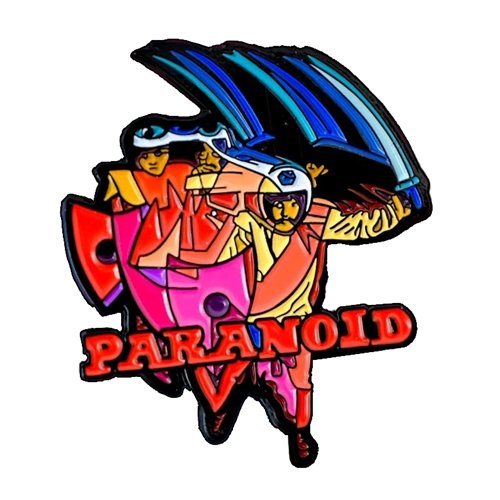 Black Sabbath Paranoid Enamel Pin