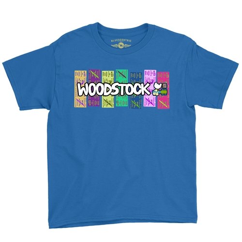 Woodstock Rainbow Concert Ticket Youth T-Shirt - Lightweight Vintage Children & Toddlers