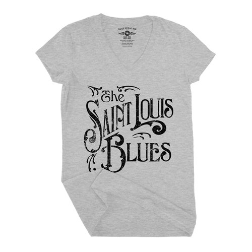 The Saint Louis Blues V-Neck T Shirt - Women's