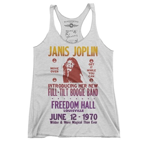Janis Joplin Full Tilt Racerback Tank - Women's