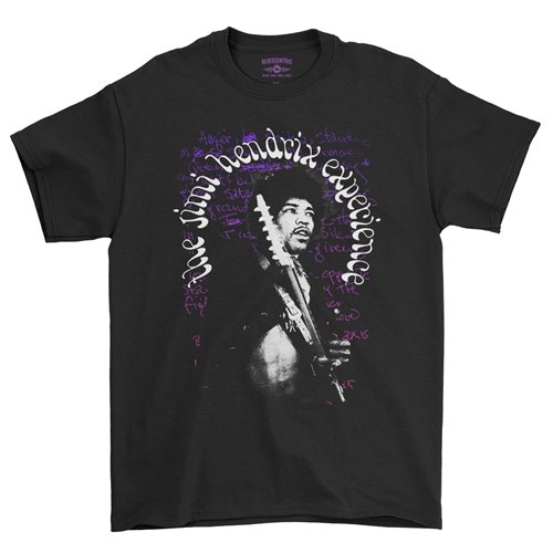 Jimi Hendrix Experience Lyric T-Shirt - Classic Heavy Cotton