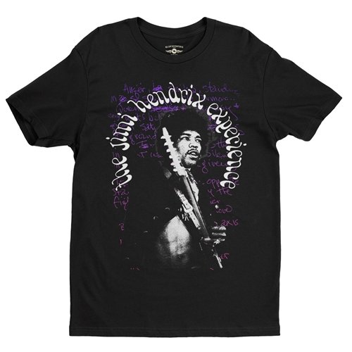 Jimi Hendrix Experience Lyric T-Shirt - Lightweight Vintage Style
