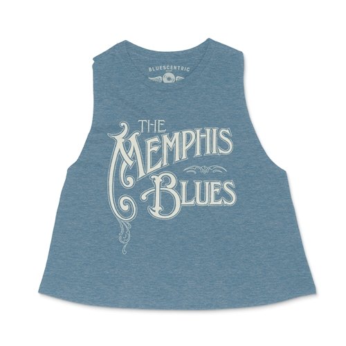 The Memphis Blues Racerback Crop Top - Women's