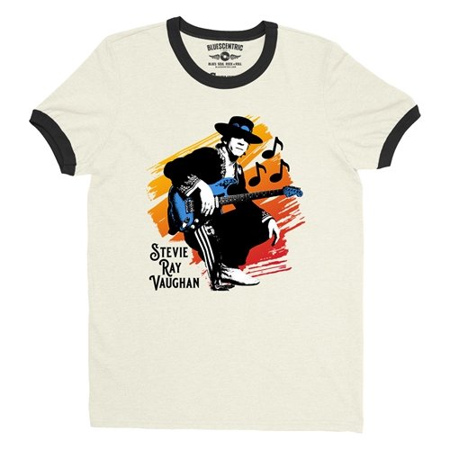 Stevie Ray Vaughan Texas Sunrise Ringer T-Shirt