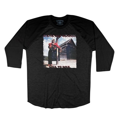 Stevie Ray Vaughan Soul To Soul Baseball T-Shirt