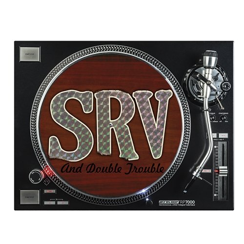 Graphic Stevie Ray Vaughan Reflective Lettering Turntable Slip Mat