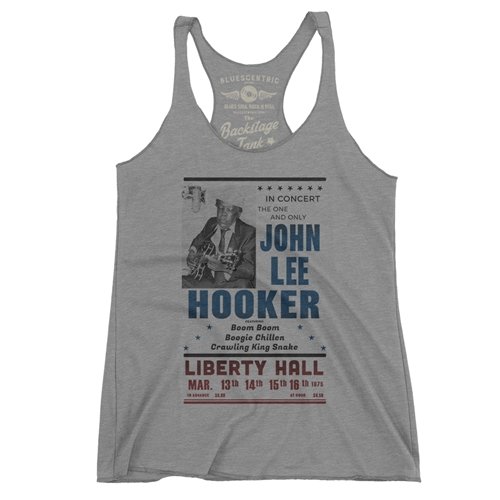 John Lee Hooker Vintage Concert Racerback Tank - Women's