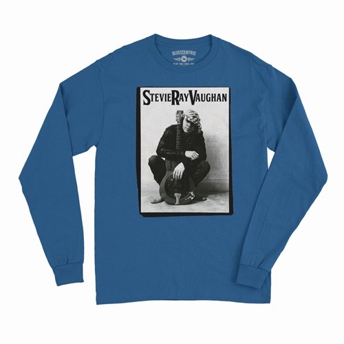 Candid Stevie Ray Vaughan Resonator Long Sleeve T-Shirt