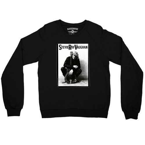 Candid Stevie Ray Vaughan Resonator Crewneck Sweatshirt