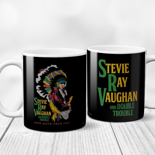 Stevie Ray Vaughan Live Alive Tour Coffee Mug