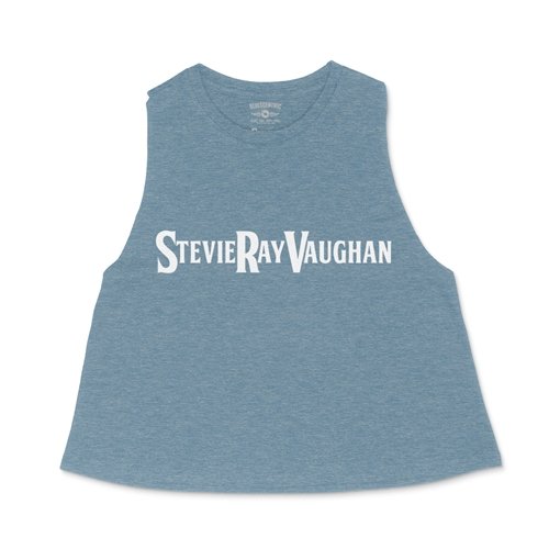 Stevie Ray Vaughan Logo Racerback Crop Top - Women's