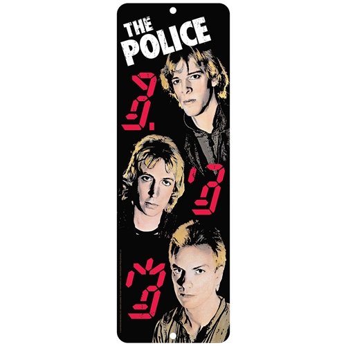 The Police Ghost in the Machine Stacked Aluminum Sign - 6 x 18 in