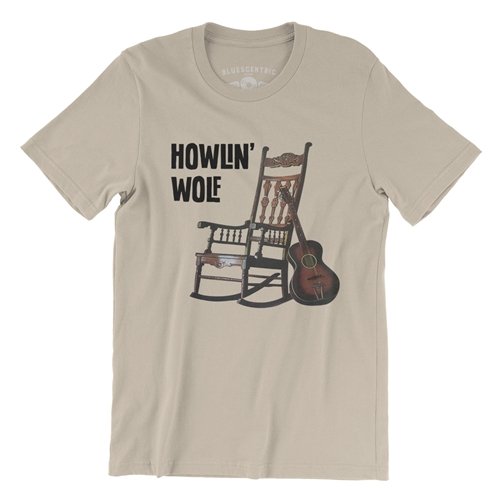 Howlin' Wolf Rockin Chair T Shirt - Lightweight Vintage Style