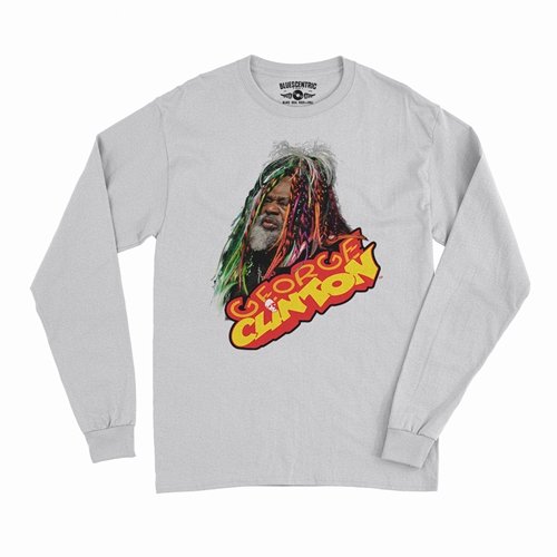 George Clinton Hair Explosion Long Sleeve T-Shirt