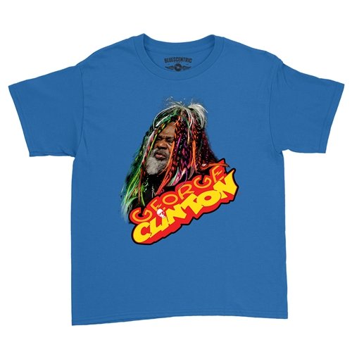 George Clinton Hair Explosion Youth T-Shirt - Lightweight Vintage Children & Toddlers