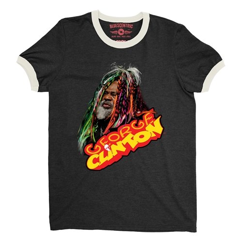 George Clinton Hair Explosion Ringer T-Shirt