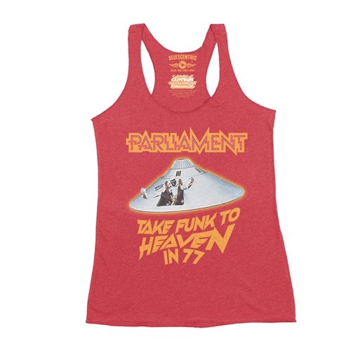 Parliament Take Funk To Heaven in 77 Racerback Tank - Women's