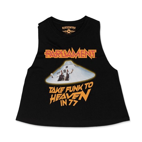 Parliament Take Funk To Heaven in 77 Racerback Crop Top - Women's