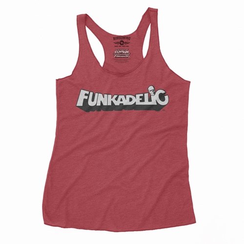 Funkadelic White Logo Racerback Tank - Women's
