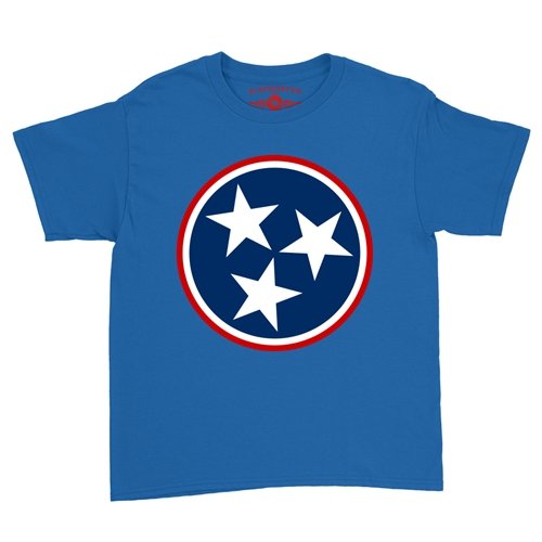 The Ol' Tennessee Tri-Star Youth T-Shirt - Lightweight Vintage Children & Toddlers