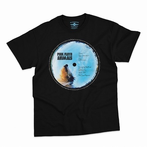 Pink Floyd Animals Vinyl Label - Classic Heavy Cotton