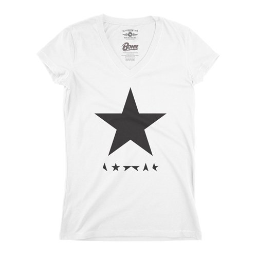 David Bowie Blackstar Album Cover V-Neck T Shirt - Women's