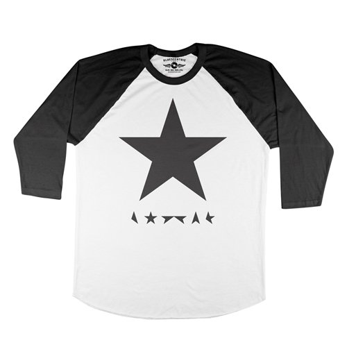 David Bowie Blackstar Album Cover Baseball T-Shirt