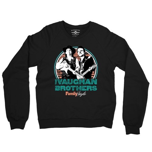 Jimmie & Stevie Ray Vaughan Family Style Crewneck Sweatshirt