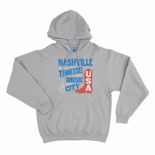 Nashville Music City USA Pullover Hoodie