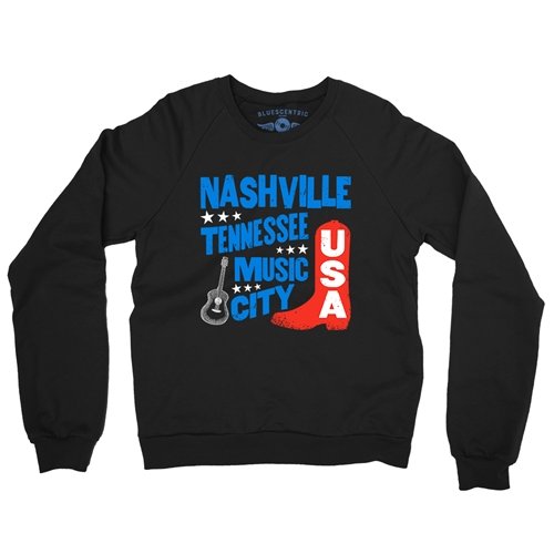 Nashville Music City USA Crewneck Sweatshirt