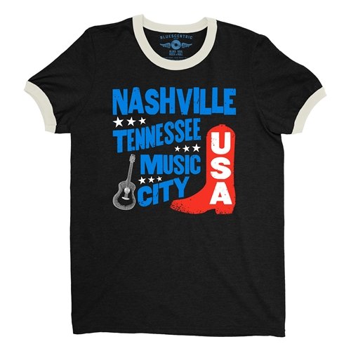 Nashville Music City USA Ringer T-Shirt