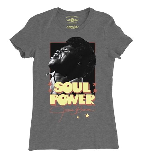 James Brown SOUL POWER Ladies T Shirt - Relaxed Fit