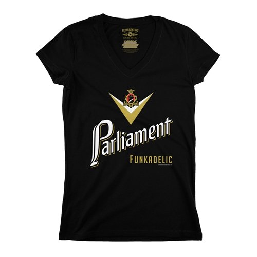 Parliament Funkadelic Cig Logo V-Neck T Shirt - Women's