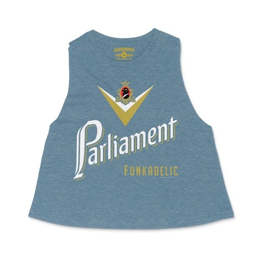 Parliament Funkadelic Cig Logo Racerback Crop Top - Women's