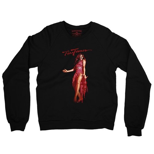 Tina Turner Red Dress & Leg Crewneck Sweatshirt