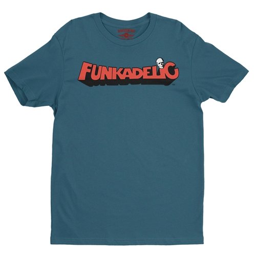 Red Funkadelic Logo T-Shirt - Lightweight Vintage Style