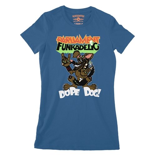 Parliament-Funkadelic Dope Dog Retro Ladies T Shirt - Relaxed Fit