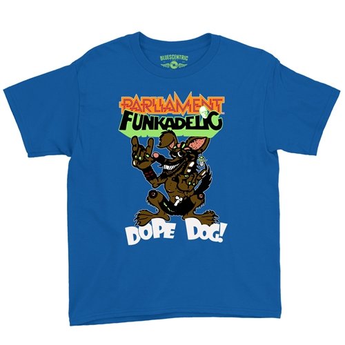 Parliament-Funkadelic Dope Dog Retro Youth T-Shirt - Lightweight Vintage Children & Toddlers