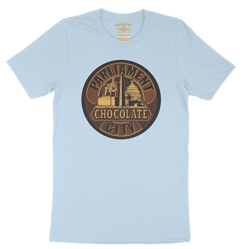 Parliament Chocolate City Album Cover T-Shirt - Lightweight Vintage Style