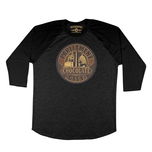 Parliament Chocolate City Album Cover Baseball T-Shirt