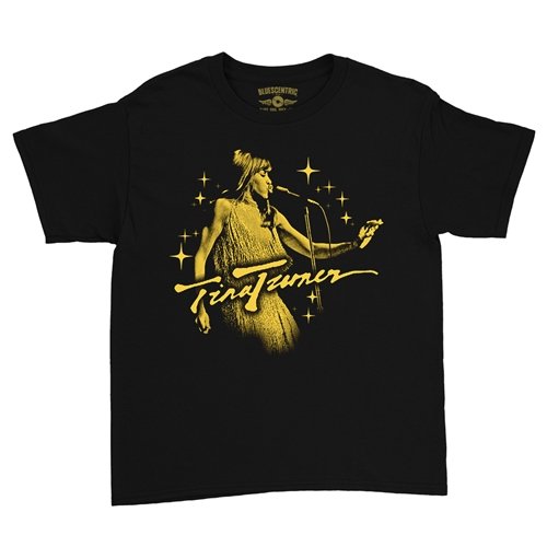 Tina Turner One Color Stars Youth T-Shirt - Lightweight Vintage Children & Toddlers