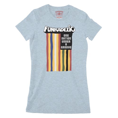 Funkadelic One Nation Under a Groove Flag Ladies T Shirt - Relaxed Fit